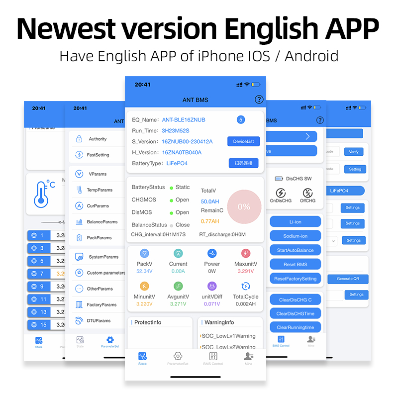 ANT Smart BMS 8S-20S with WiFi - Smart Bms 20S 72V 150A Bluetooth ulasan dan harga